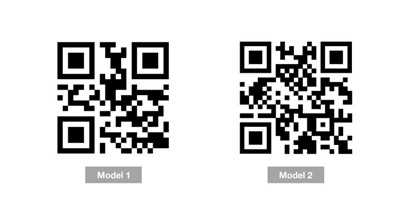 Model 1 and Model 2 QR Code